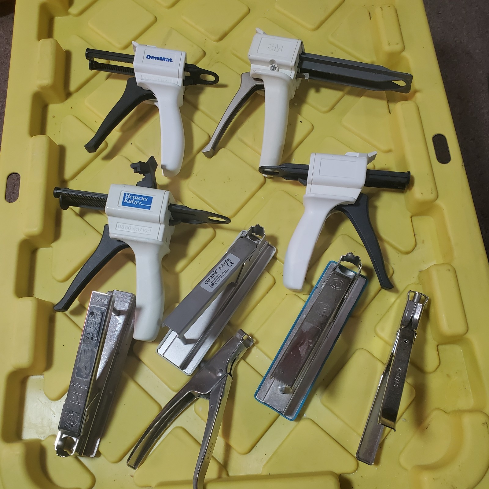 Dental Core Applicator Gun For 25 ml Cartridges, 1:1 Automix Gun, Type 25