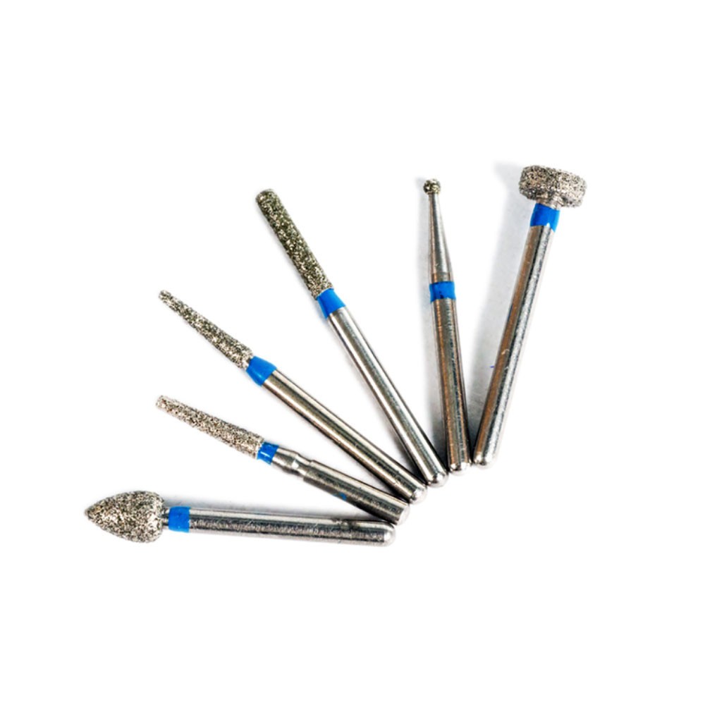 100PCS Dental DIA-BURS Diamond Burs 1.60mm for High Speed Handpiece 5Pcs/pack