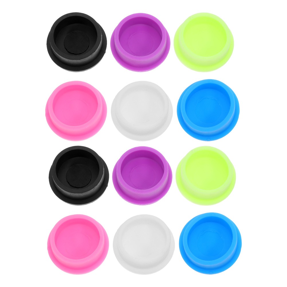 12 Pcs Injection Bottle Protective Cap Glass Vial Covers Dustproof Caps