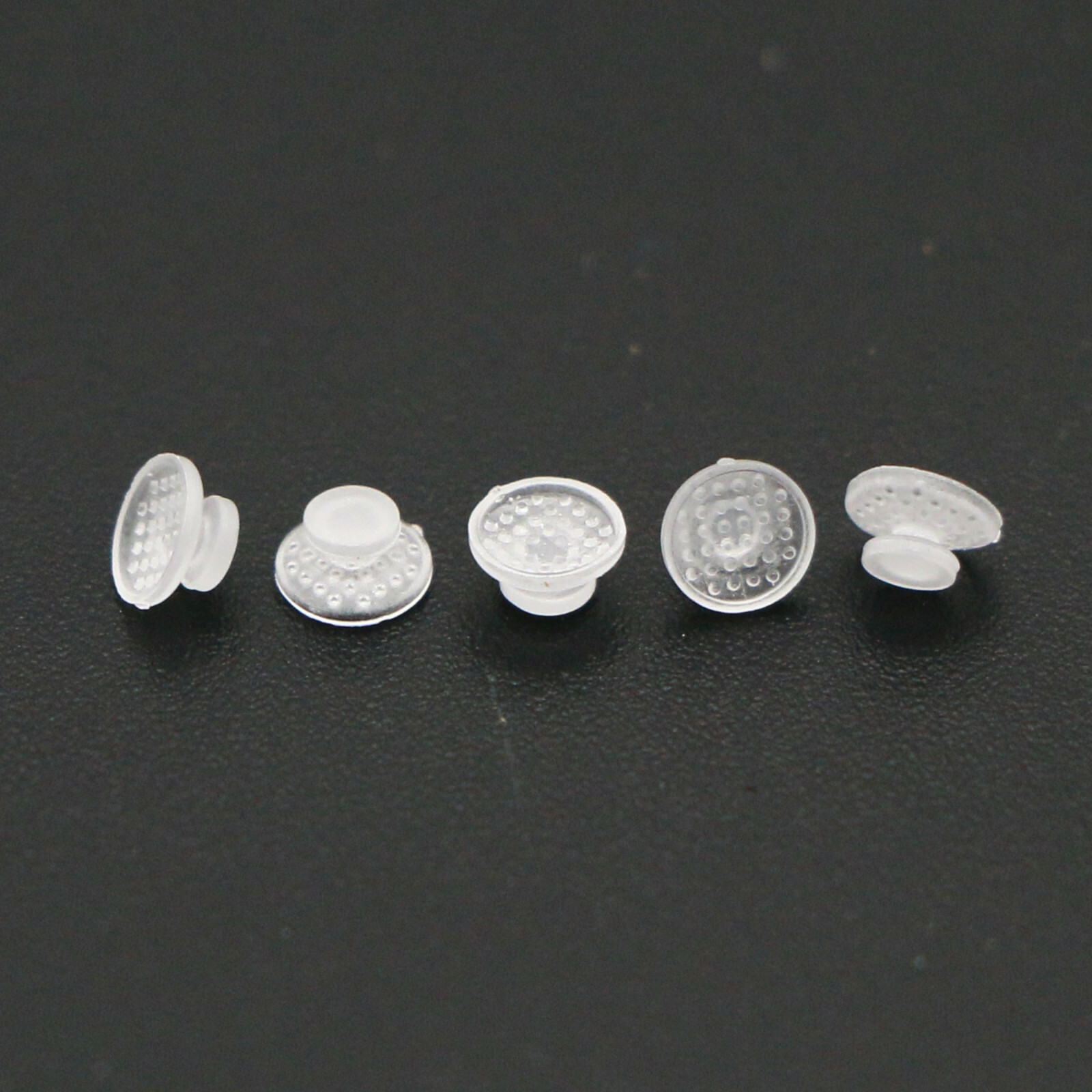 US 10Pcs/Pack Dental Orthodontic Clear Ceramic Lingual Button Bondable Mesh Base