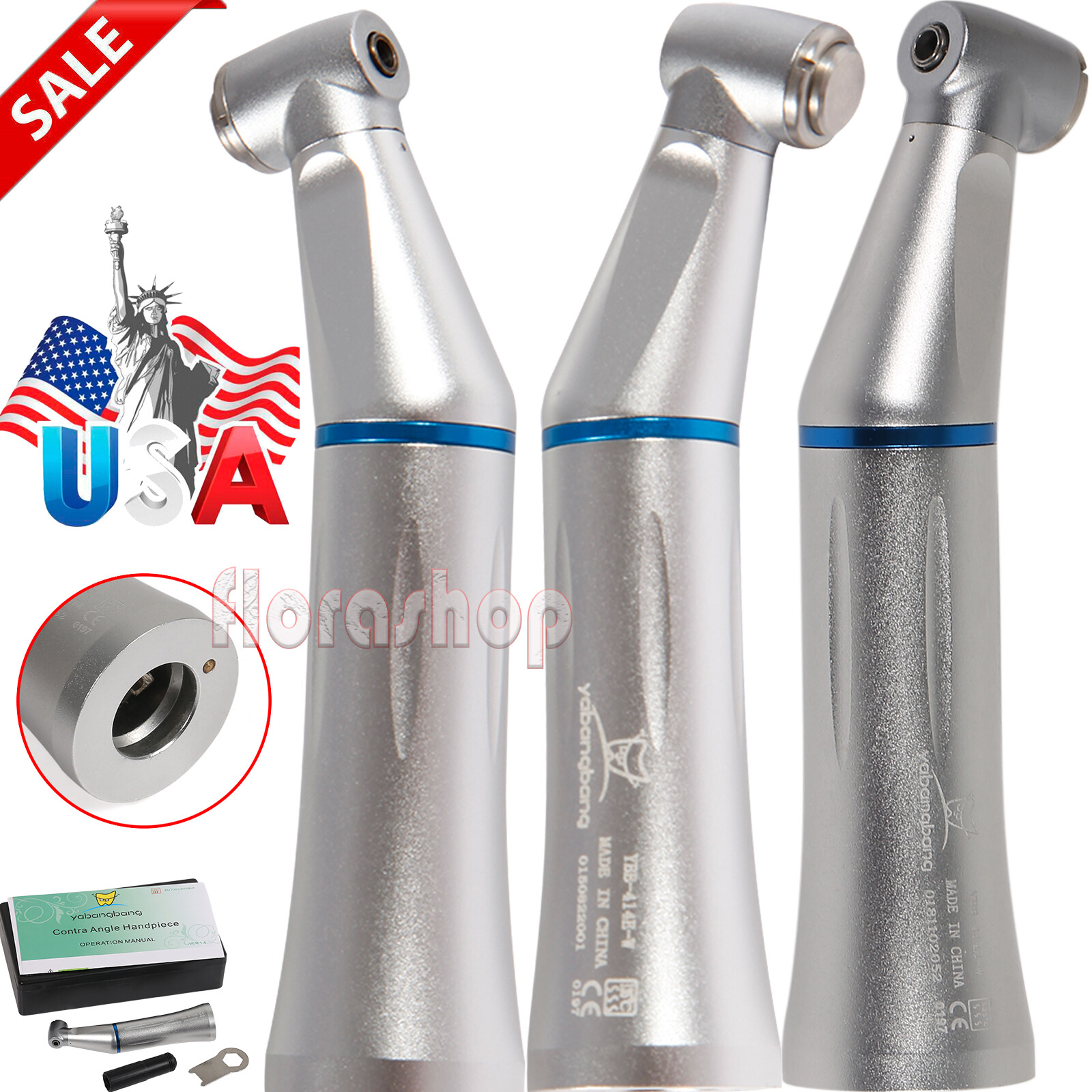 Dental Low Speed Contra Angle Handpiece Contrangolo Dentista Inner Water NSK WY
