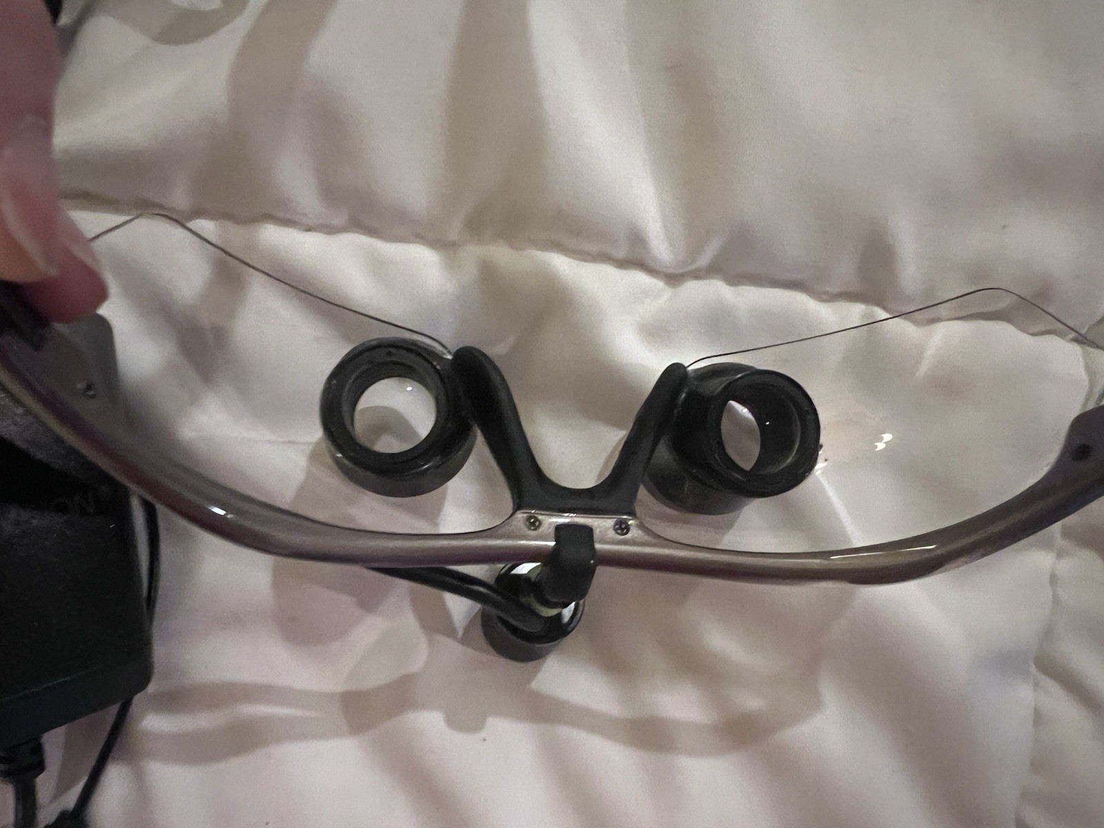 Sheer Vision Loupes 2.5 xx, Grey sport Frame. Light Included!