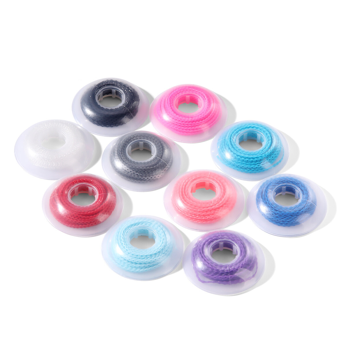 AZDENT Dental Orthodontic Colored Elastic Power Chains Continuous Short & Long