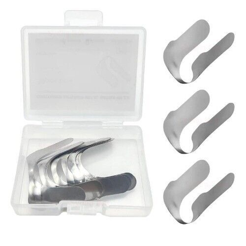 Dental Contoured Anterior Matrix Stainless Steel Twin Matrices/Resin Blue Strip