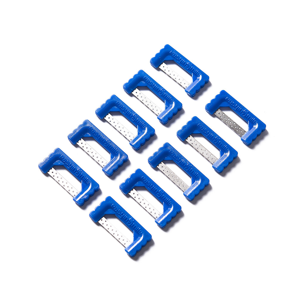 10pc Dental Interproximal Reduction Enamel Strips Orthodontic IPR stripping saw