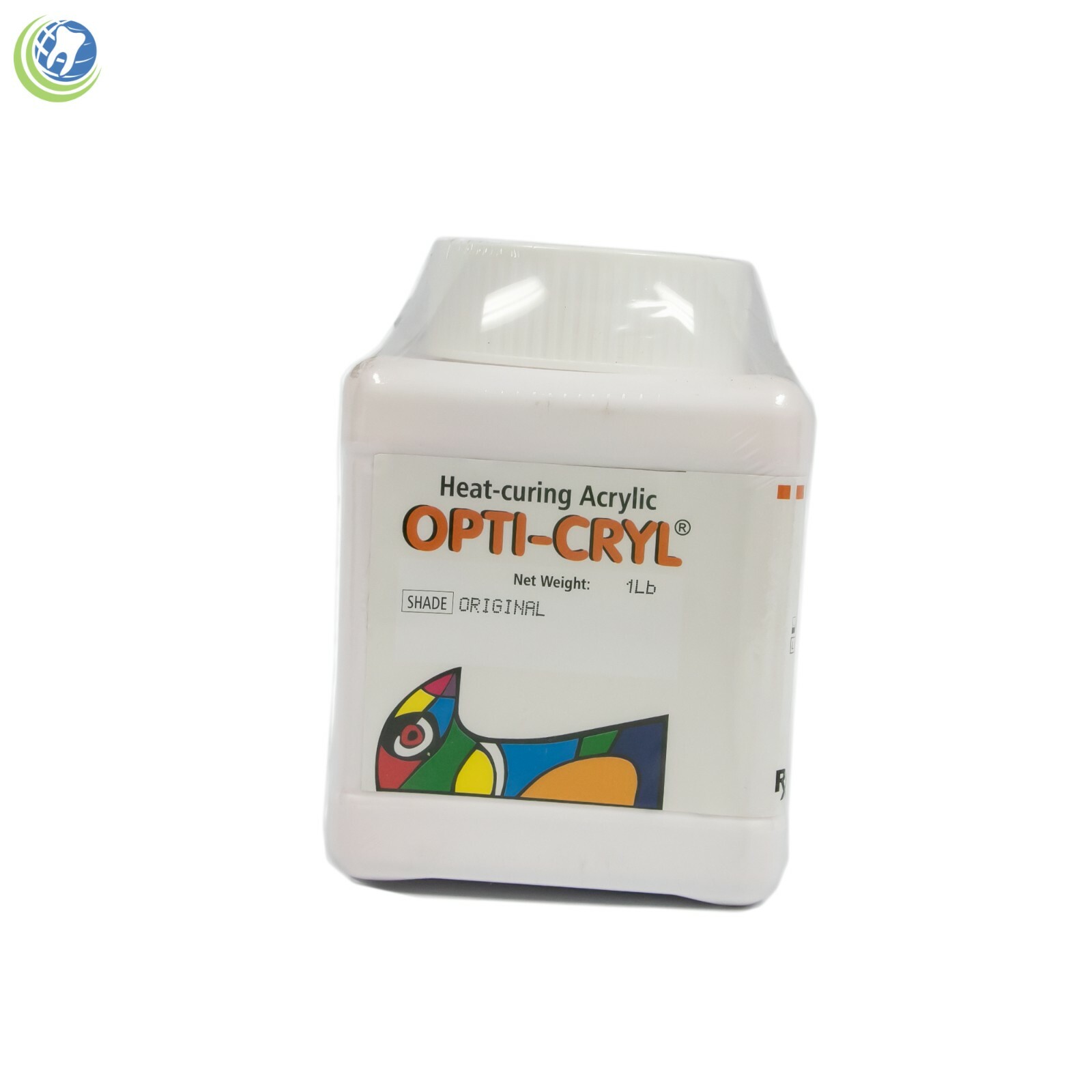 Opti-Cryl Denture Heat-Curing Acrylic Powder Original Shade High Impact 1 Lb.