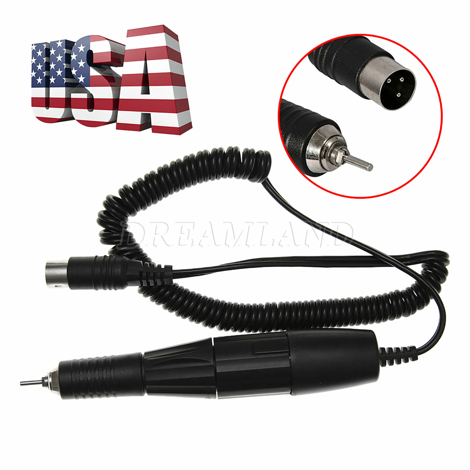 USPS Electric Polishing Micromotor Handpiece 35K 35000 RPM for MARATHON Polisher