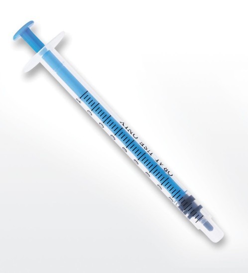 50 Pack Syringe Oral/Enteral Dispensers 1 ml for Liquid Oral dosing, Pets