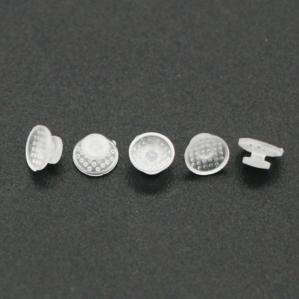 10Pcs/pack Dental Ortho Ceramic Clear Lingual Button Bondable Round Composite