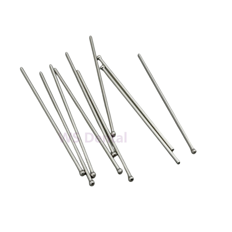 10Pcs Dental Ball Retainer J Clasp Oblique Clasps Bars Ball-Type 0.7/0.8/0.9/1.0