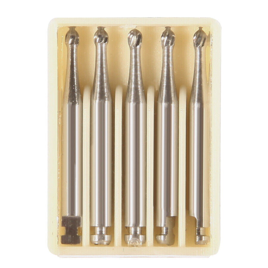 5Pcs/Pack Dental Tungsten Steel Carbide Handpiece Bur Fit Low Speed Contra Angle