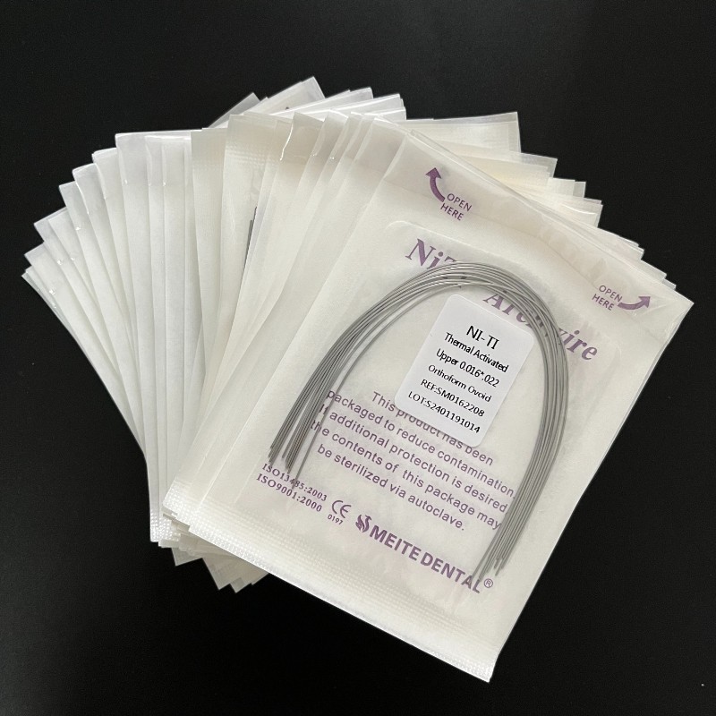 20 Packs Dental Ortho Stainless Steel/NIti Super Elastic Arch Wires Rectangular