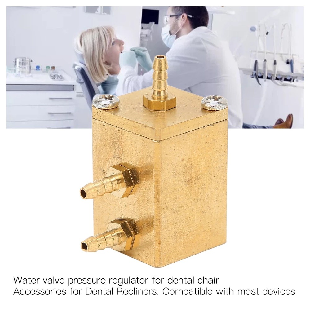3Pcs Dental Water Valve Water Pressure Regulator For Dental Chair Unit