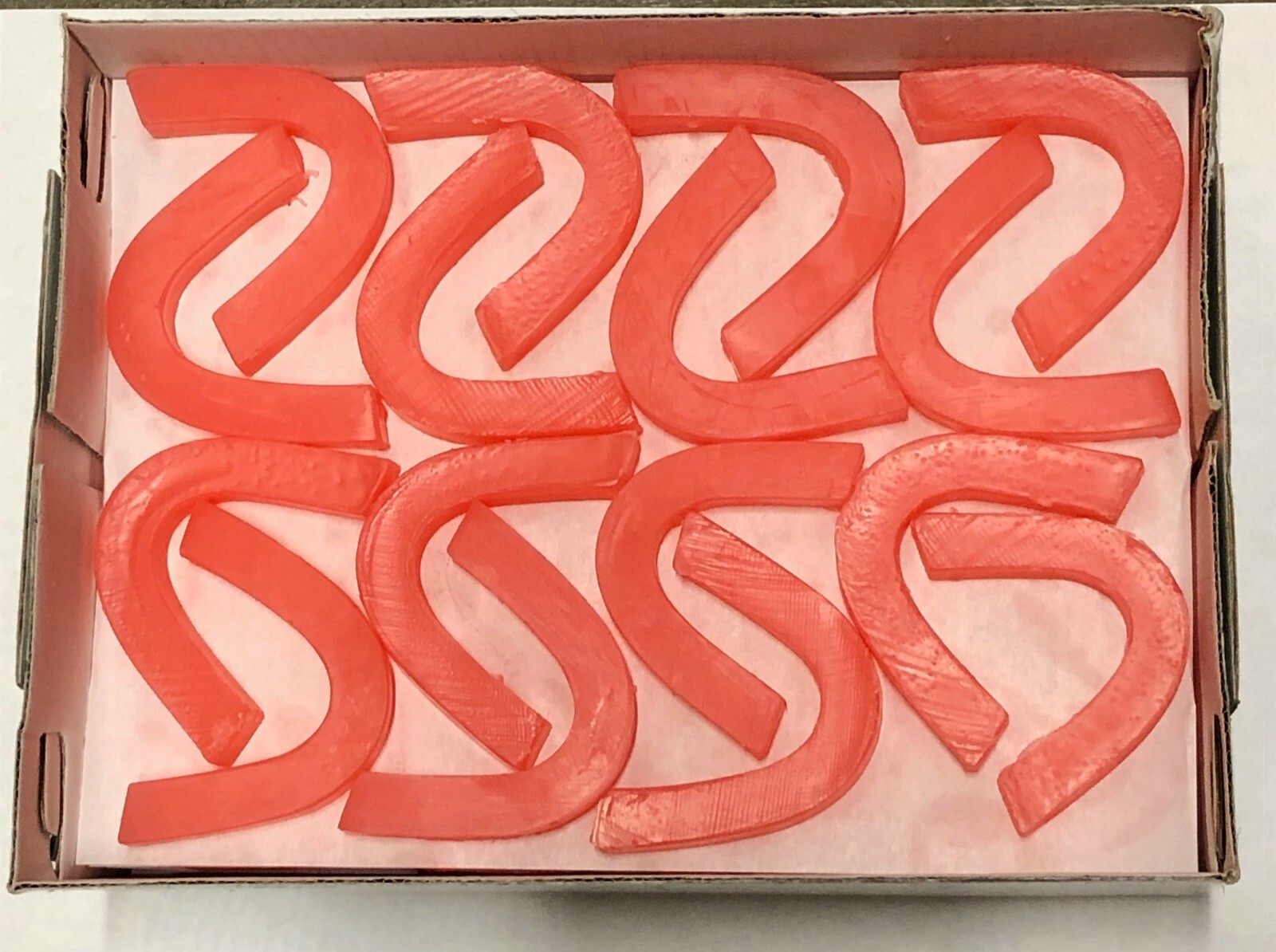 Bite Block Wax Rims – Pink – 100 per box