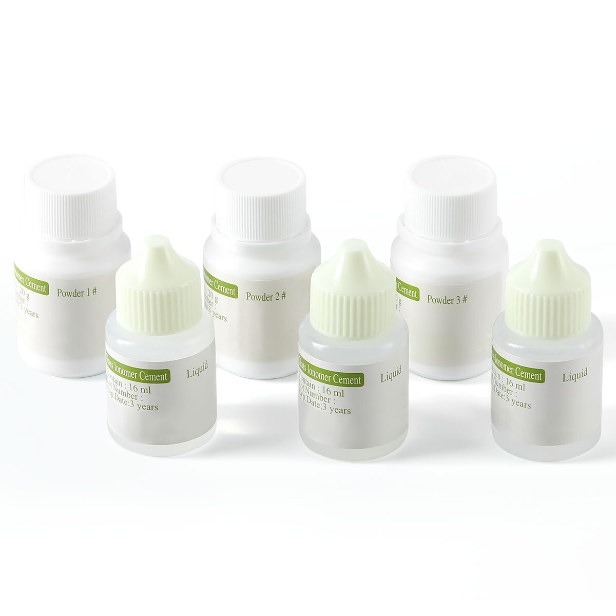 Dental Permanent Glass Ionomer Cement Crown Bridge fixing Lining Luting Glue