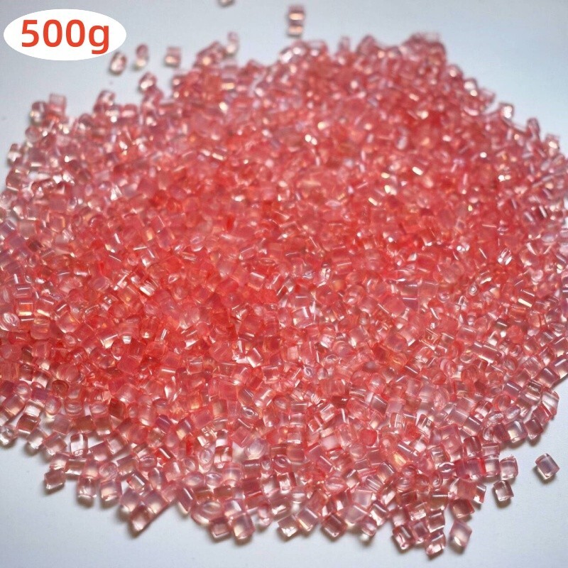 500g Dental Lab Bulk Acrylic Flexible Denture Material Invisible Glue B Pink
