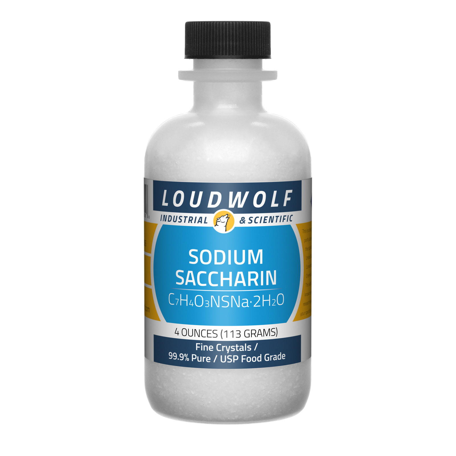 Sodium Saccharin, 4oz, USP Food Grade, Sturdy Bottle, SHIPS SAME DAY