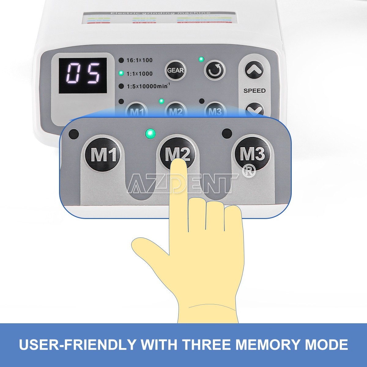 NSK Style Dental Brushless LED Electric Micro Motor 1:1/1:5 Increasing Handpiece