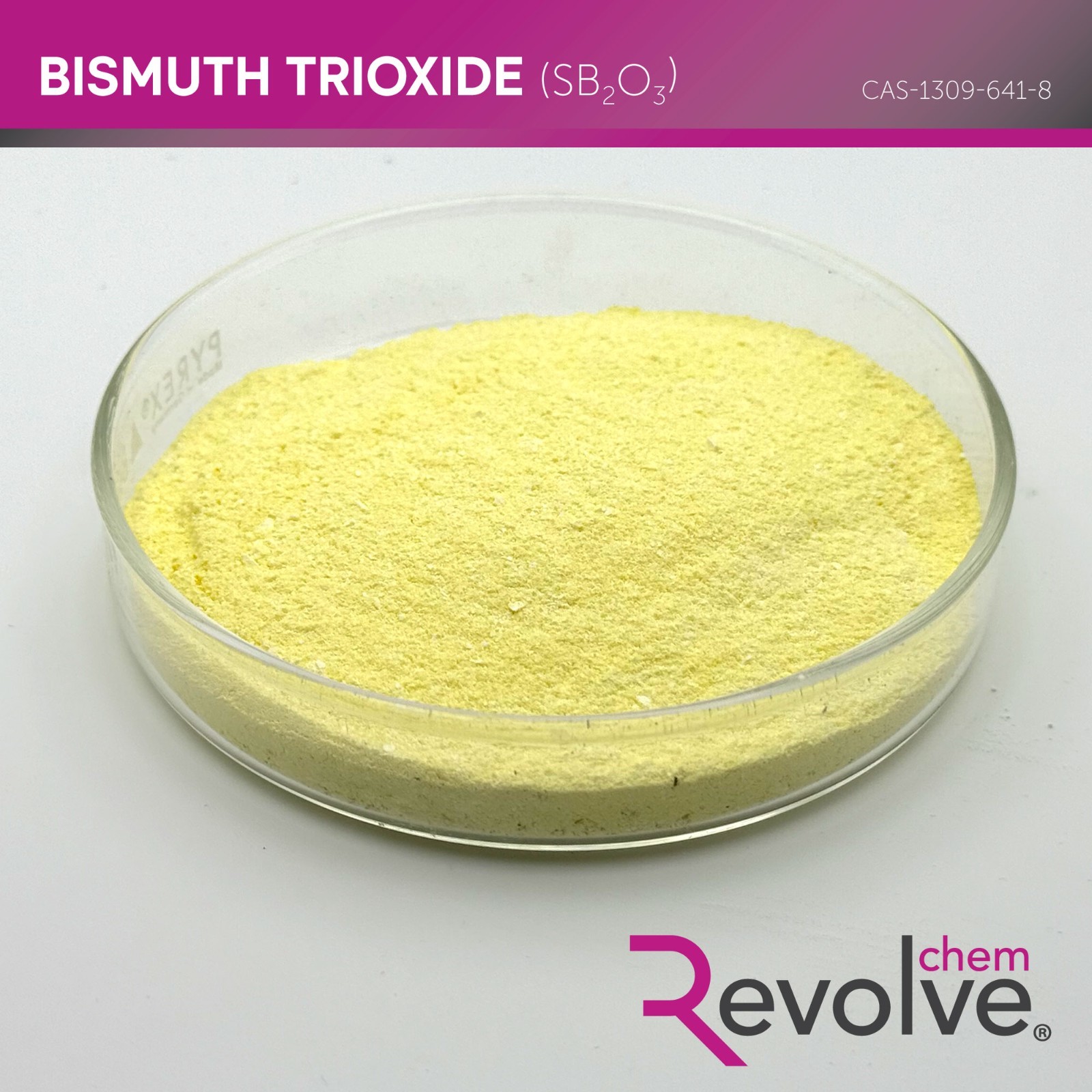1 KG Bismuth Trioxide Powder, Bismuth Oxide, Bi2O3, Lab Grade 99.9% Purity