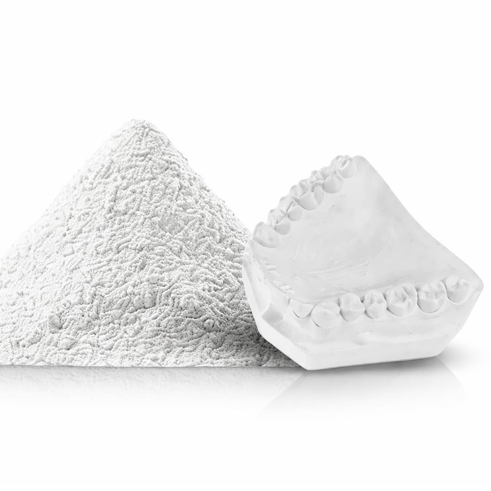 1 – 5 LBS White Dental Plaster Type II Regular Set Gypsum for Dental Labs etc