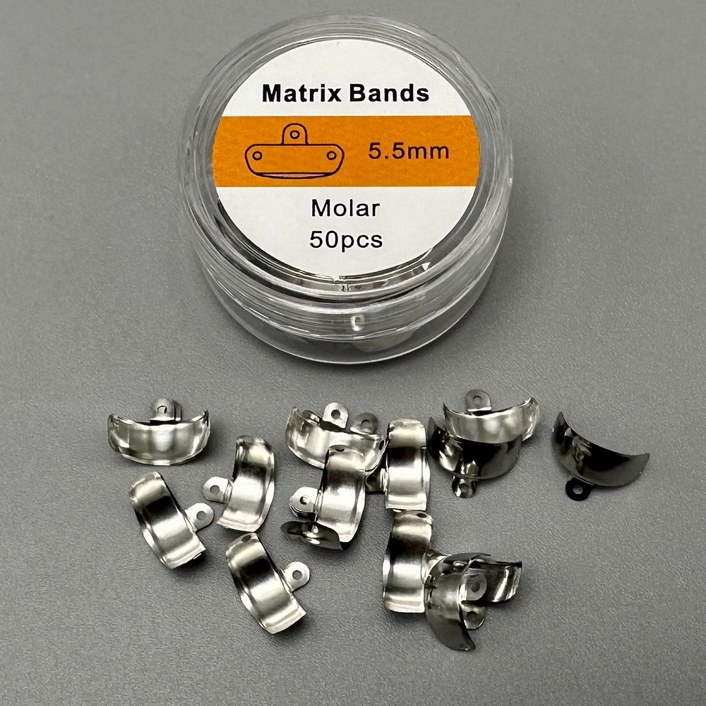 Dental Matrix Bands Ring Sectional Matrice M4 Matrix 50pcs Matrices Bands Plier
