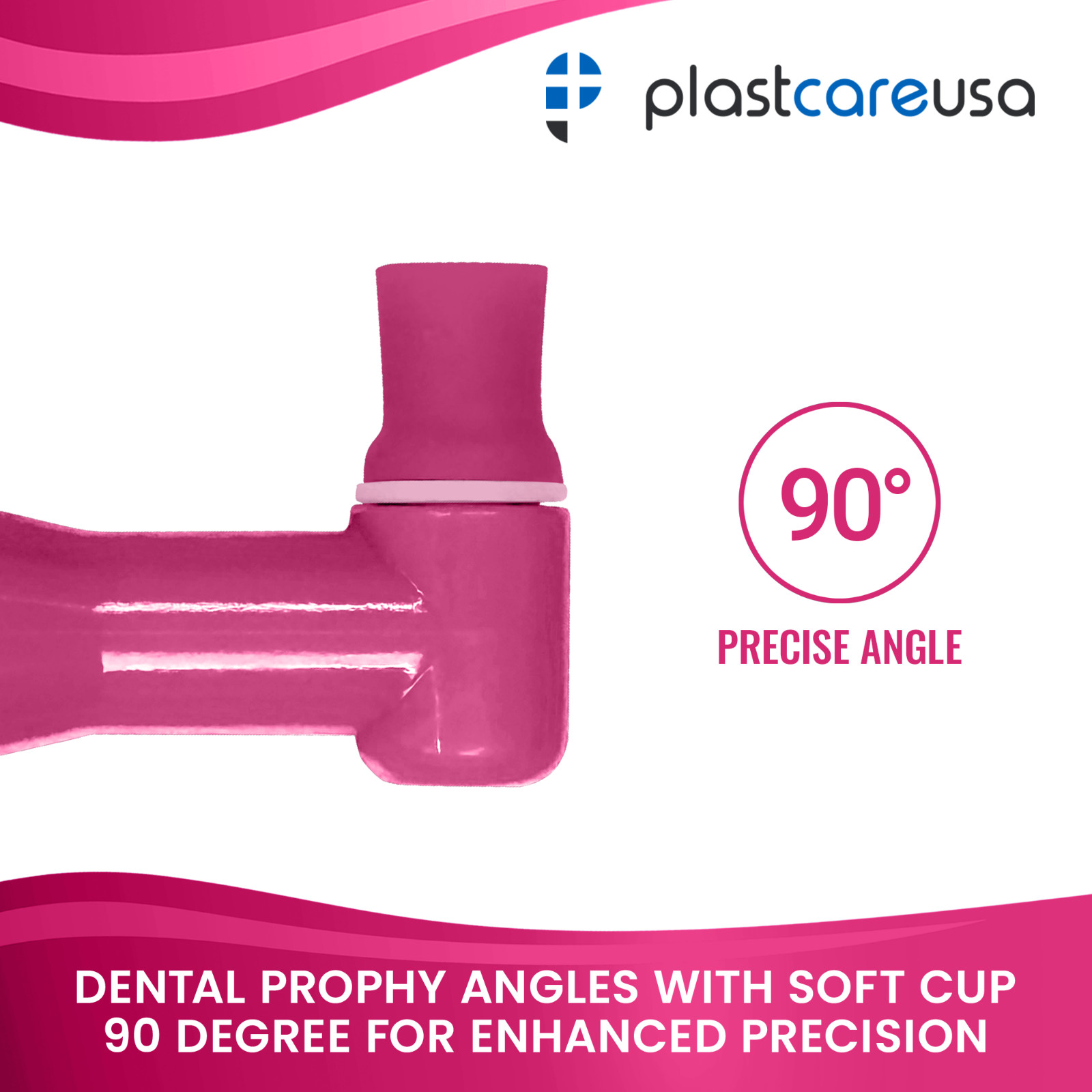 Dental Prophy Angles Soft Cup, Disposable & Latex Free, 500 Total (5 Box of 100)