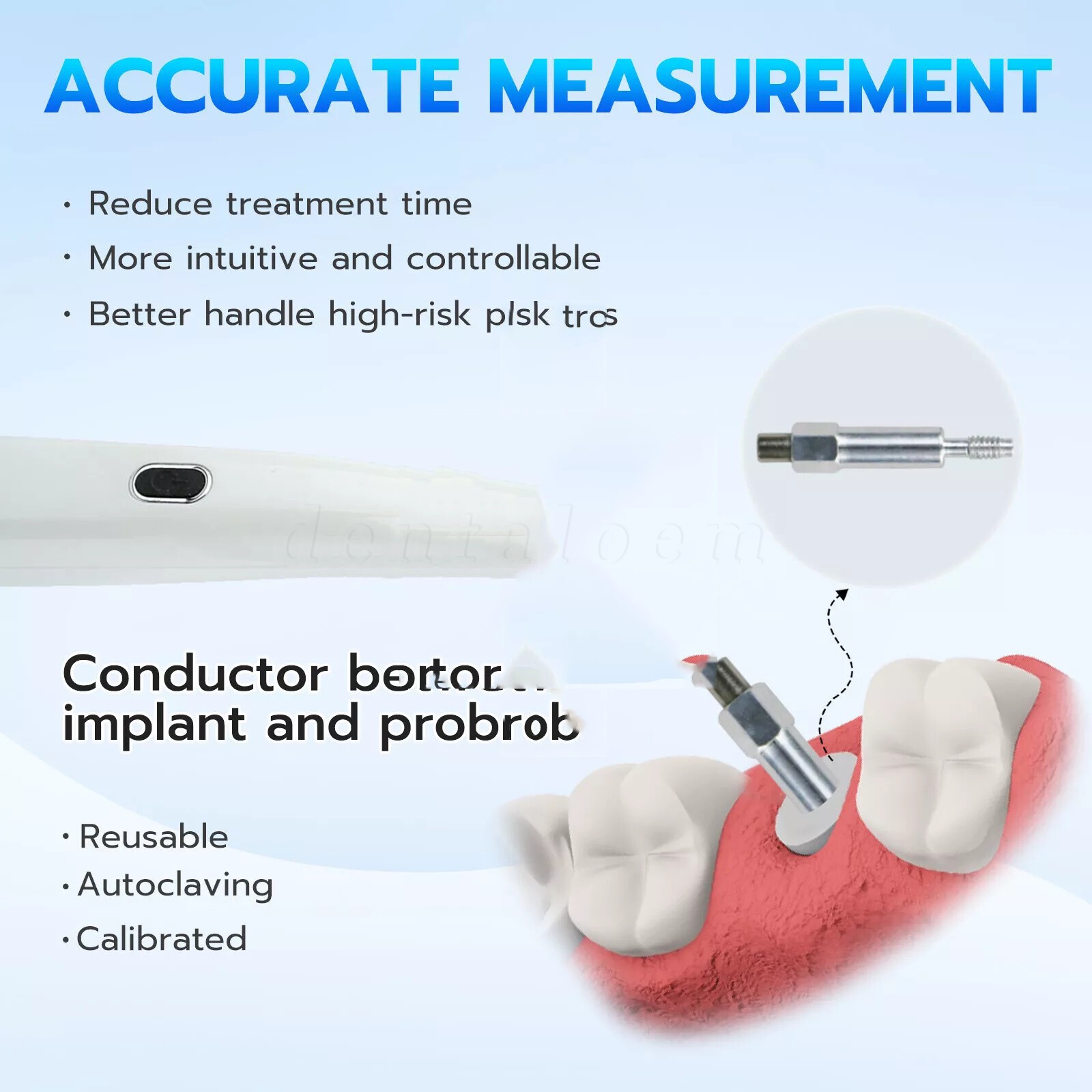 DENTAL NEW OSSTELL BEACON ISQ IMPLANT STABILITY METER TOOL INSTRUMENT