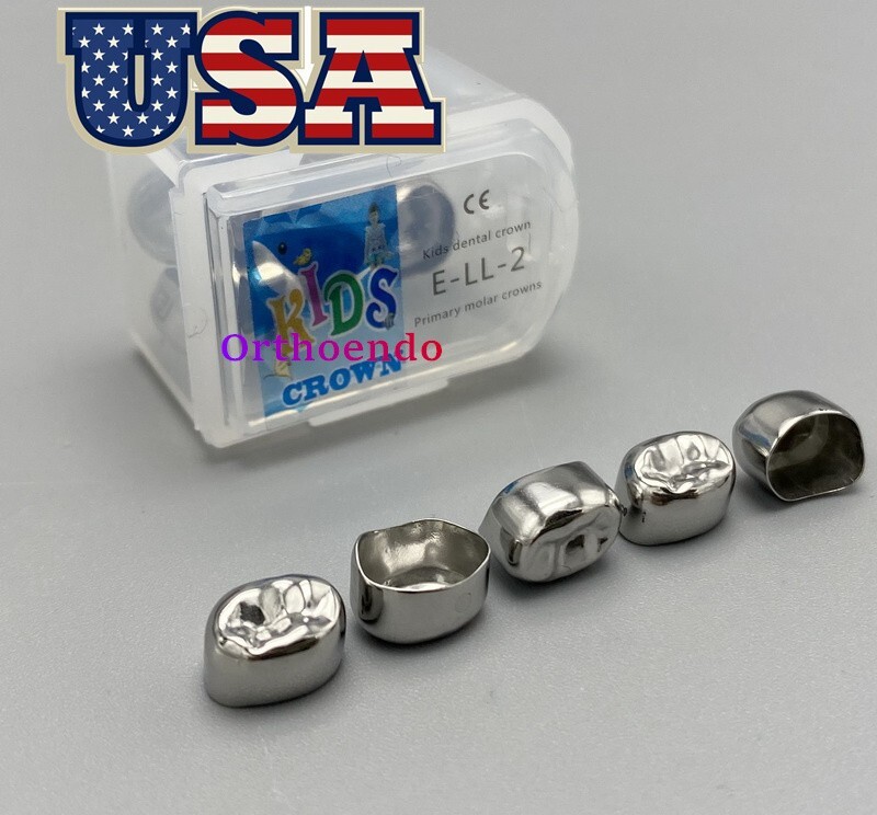Dental Pediatric Crown Kids stainless steel molar crowns preformed Primary