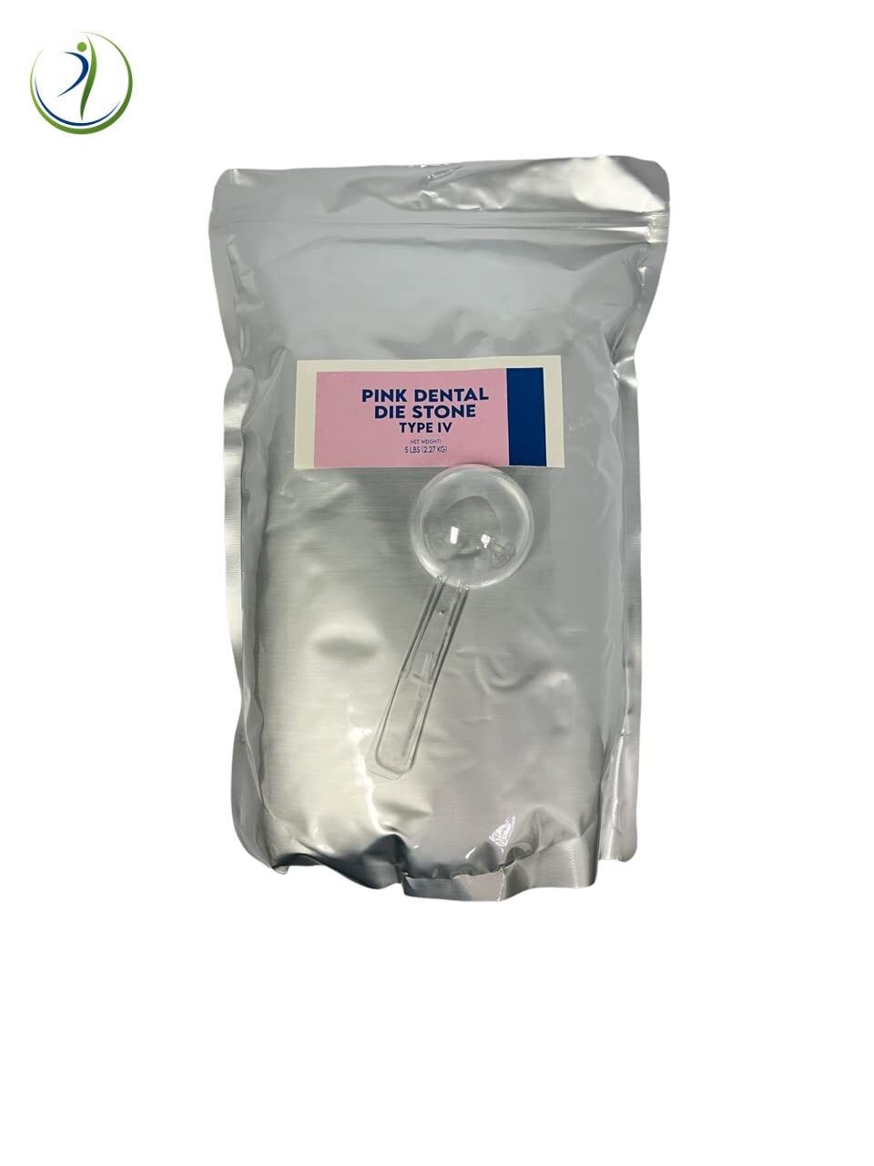 DENTAL LAB GYPSUM DIE STONE PINK TYPE IV STRONG COMPOUND 5 Lbs. RE-SEALABLE BAG