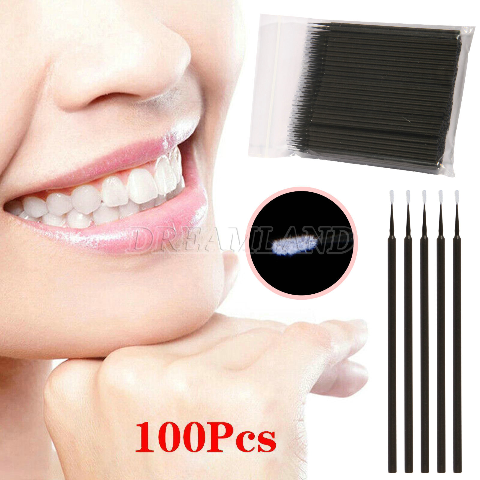 Dental Disposable Makeup Micro Applicator Brush Eyelash Extension Micro Brush