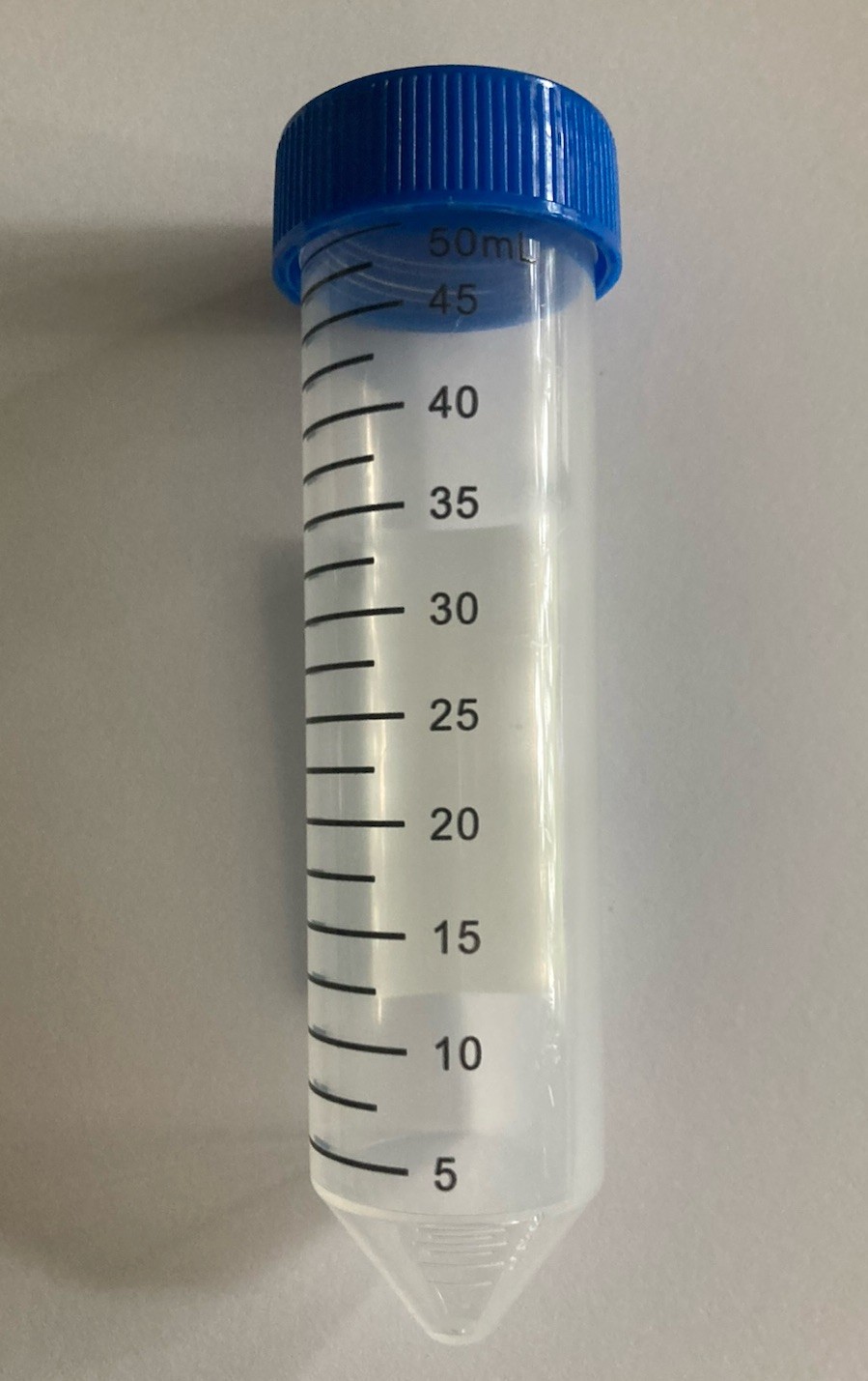 5 pcs 50ml Centrifuge Tubes w/ Screw Cap Conical Plastic Test Tubes Lab Tube