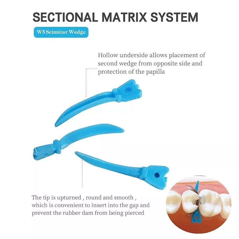 Dental Matrix Bands Ring Sectional Matrice Clamp Fit Garrison Palodent V3 System