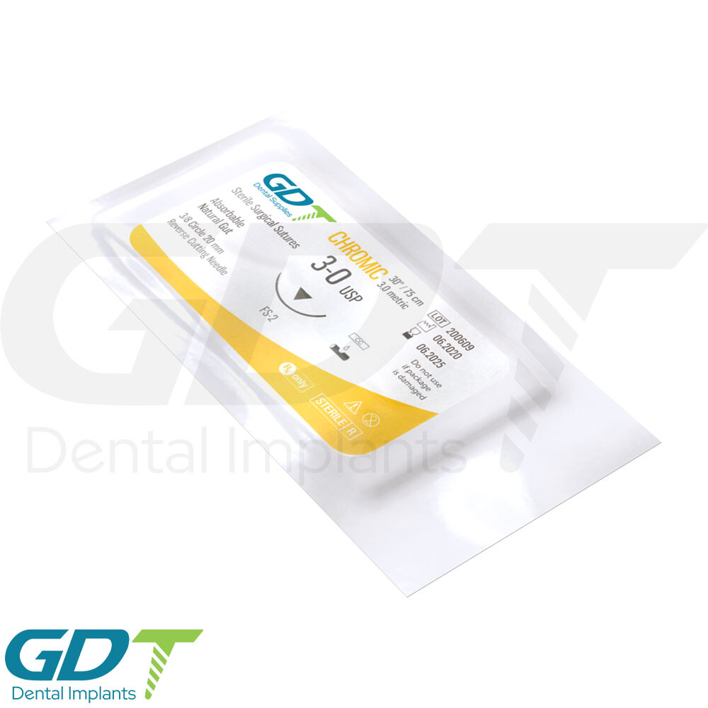 10 Collagen Monofilament Chr0mic Gut Sterile Sutur3s 12pcs 20mm Reverse Cutting