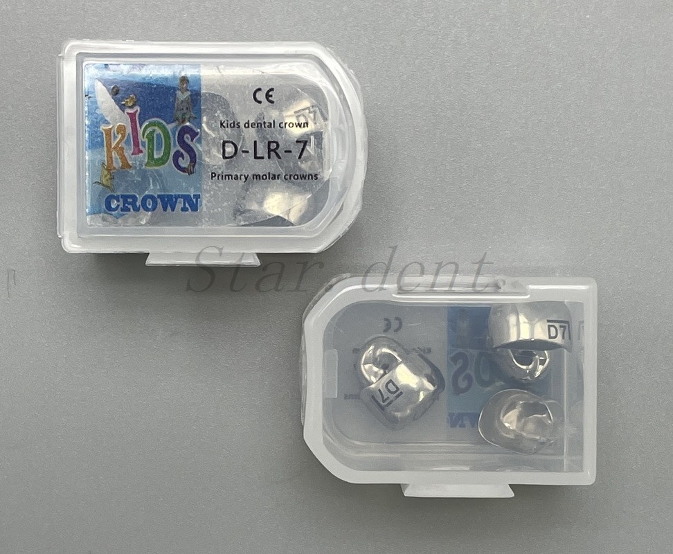 Dental Kids Primary Molar Crowns Stainless Steel Pediatric crown 48 Sizes USA