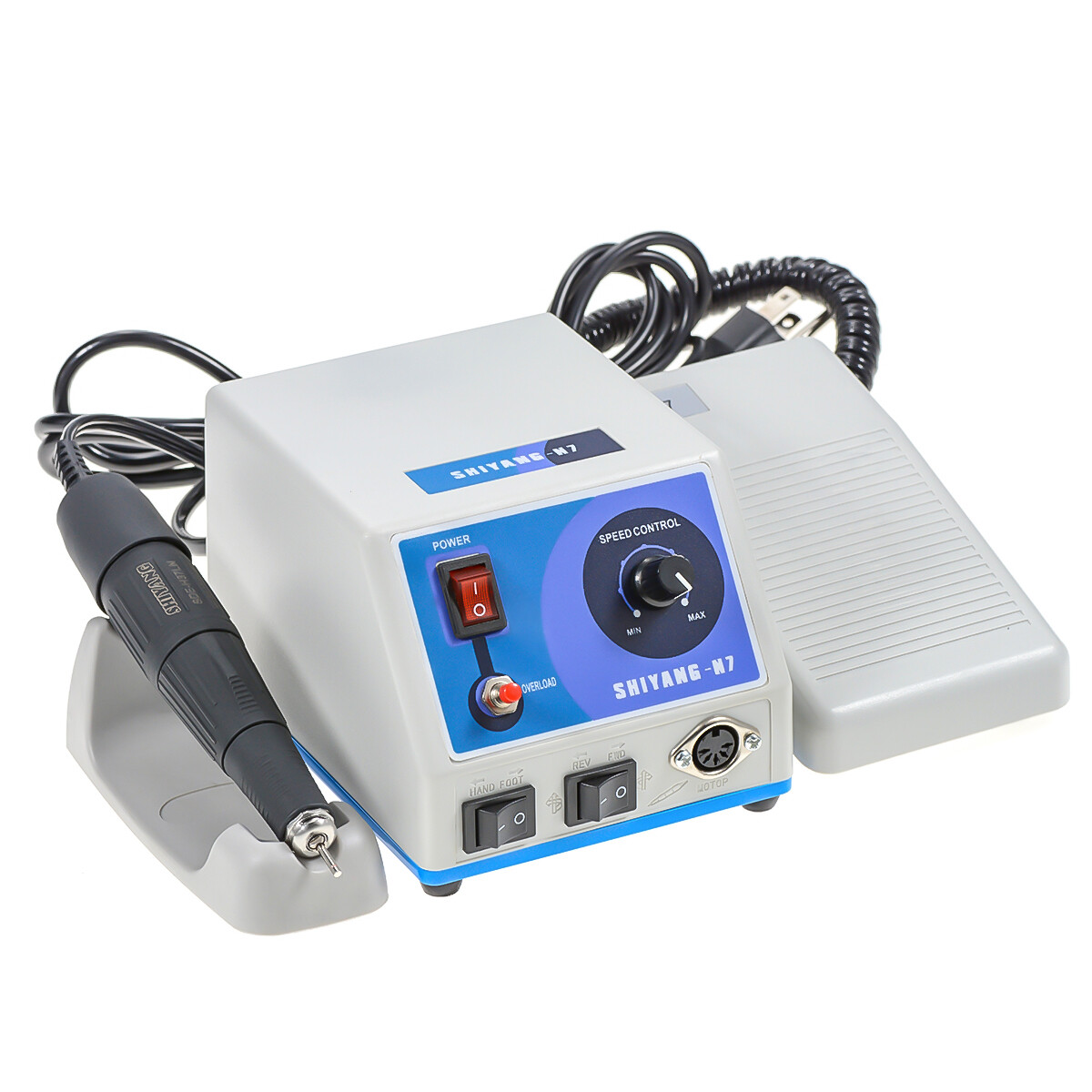 N7 Portable Dental Micromotor Polishing Unit with 45K RPM Polishing Handle H37LN