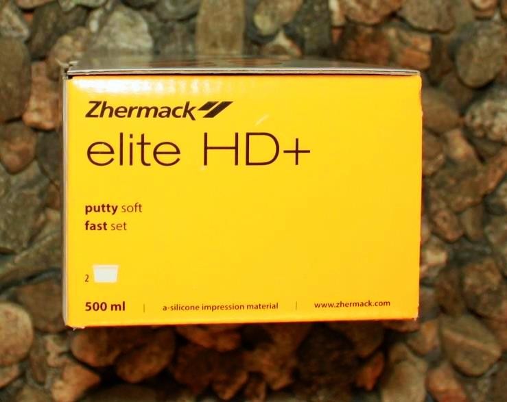 elite HD+ Putty Soft Fast Set 500ml (2 x 250ml) Zhermack #C203010 Exp. 2026-10