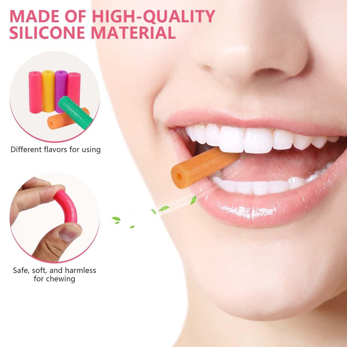48 Pcs Colorful Orthodontic Aligner Trays Chewies for Aligner Chompers Aligner T