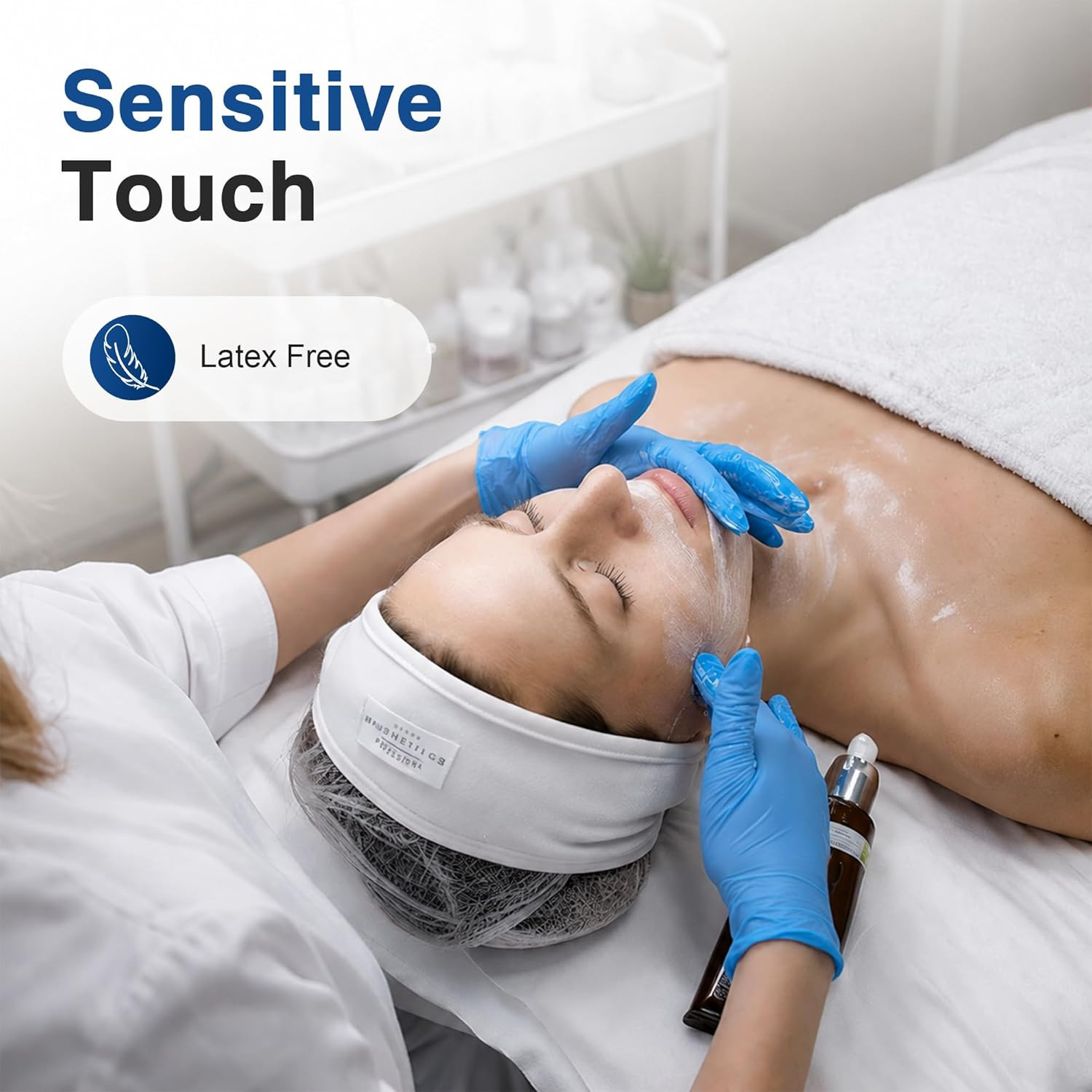 Schneider Vinyl Synthetic Exam Gloves, 4 Mil, Latex Free Disposable Gloves for M