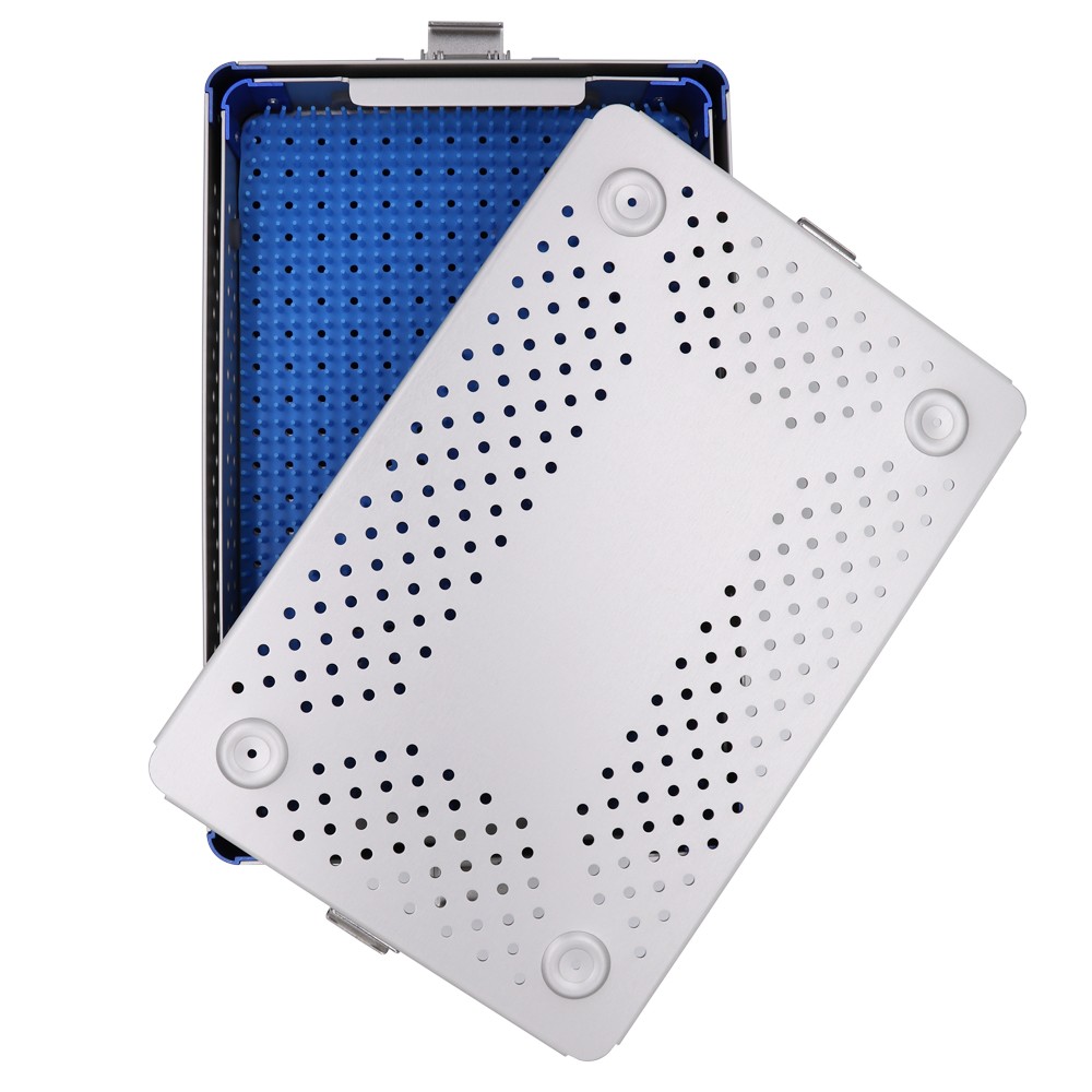 Double layer sterilization tray case box300*200*90mm surgical instrument NEW-USA