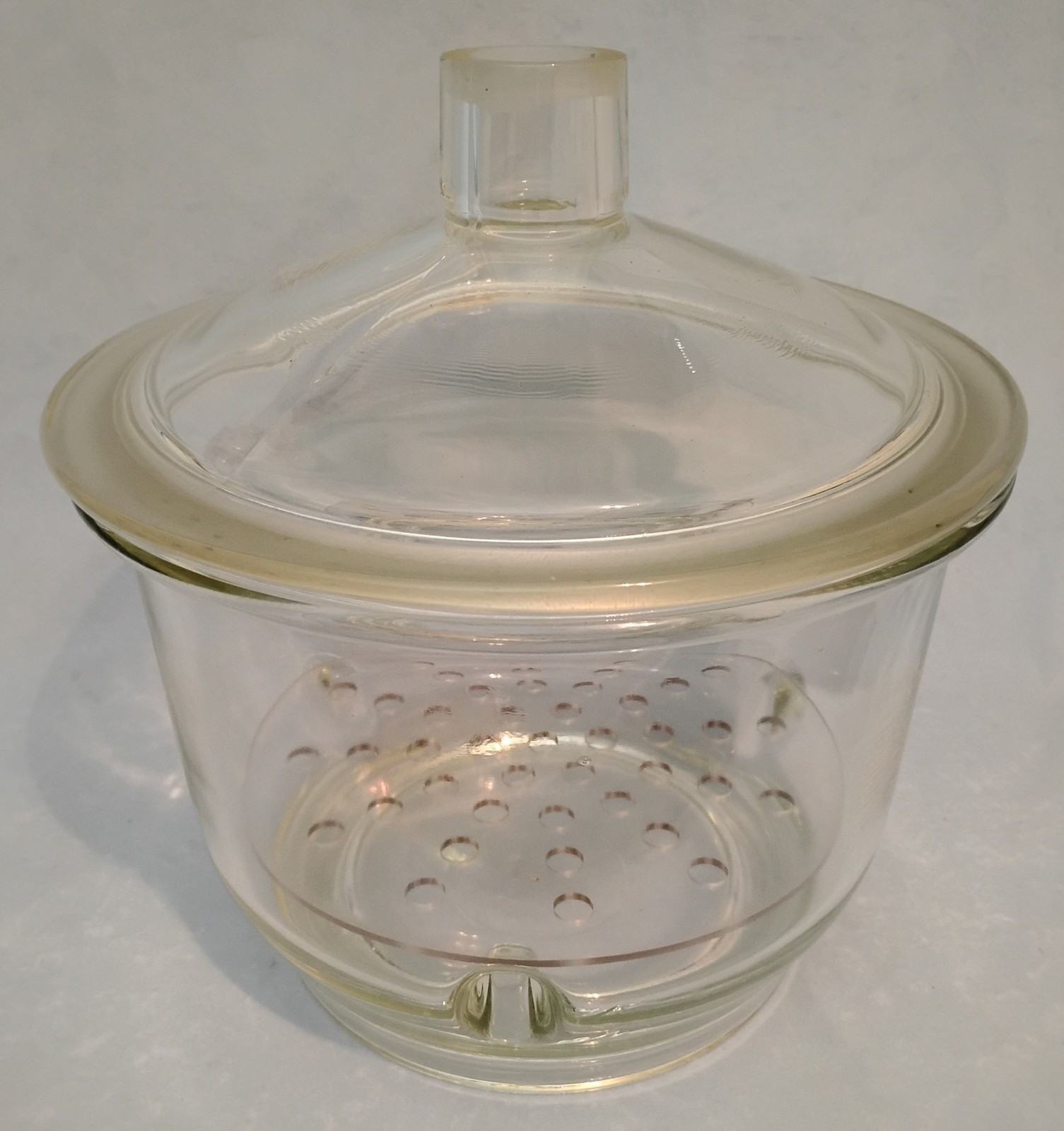 Corning PYREX Glass 10.5 L Large Vacuum Desiccator 11.5” Outside Diameter