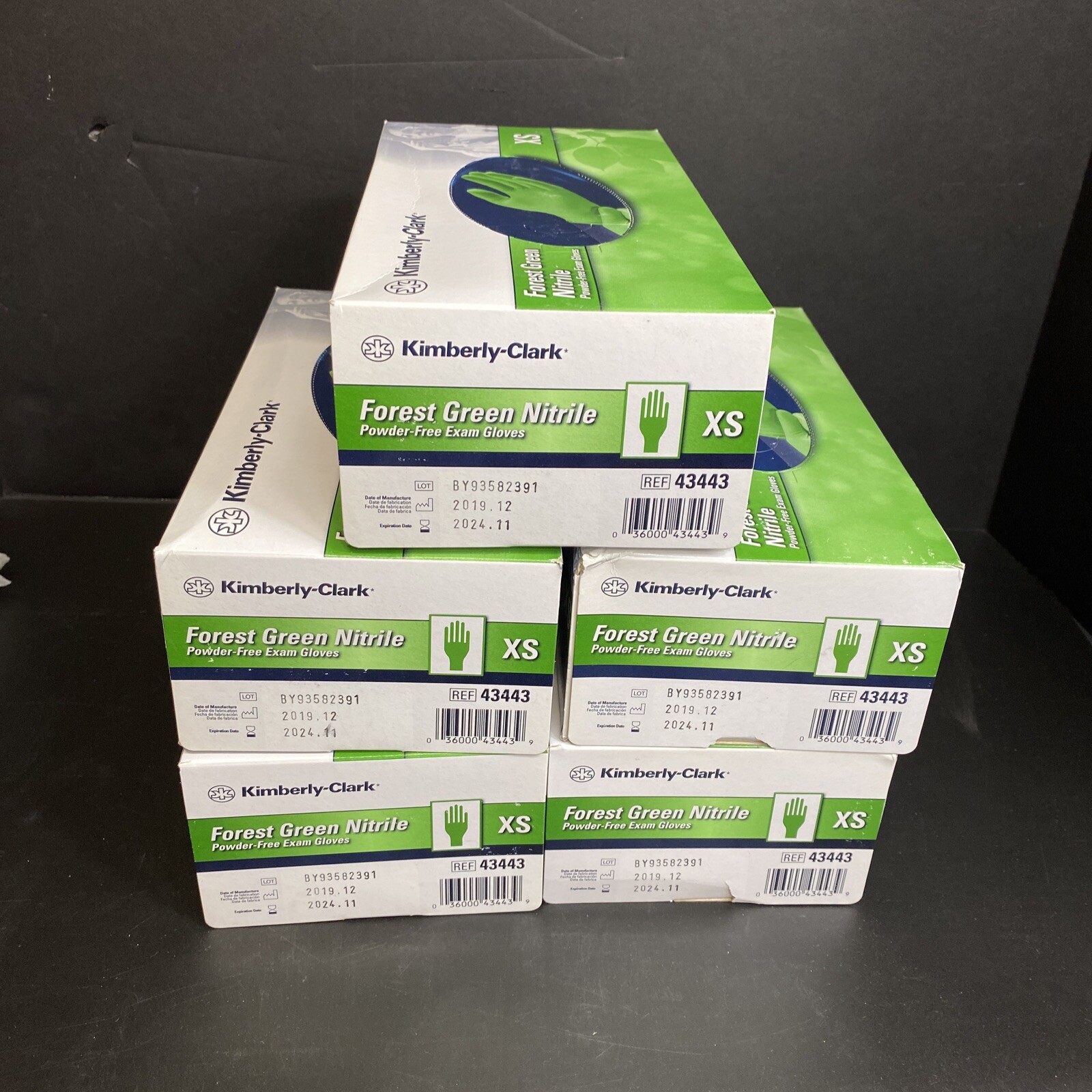 Kimberly-Clark Nitrile Gloves Extra Small 5 Boxes with 200 Gloves Each