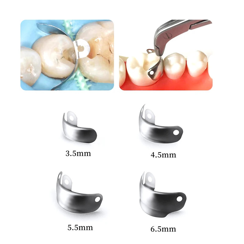 Dental Matrix Bands Ring Sectional Matrice Clamp Fit Garrison Palodent V3 System