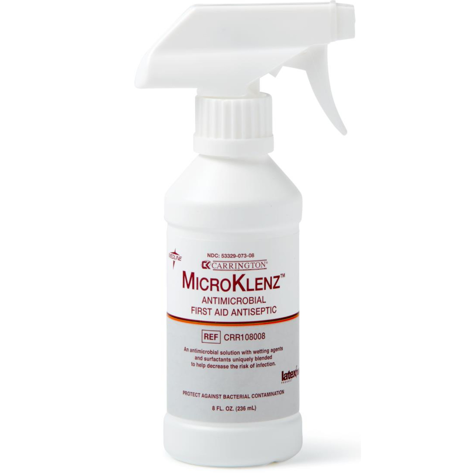 MicroKlenz First Aid Antiseptic Antimicrobial Wound Cleaner 8 Fl oz Spray Bottle