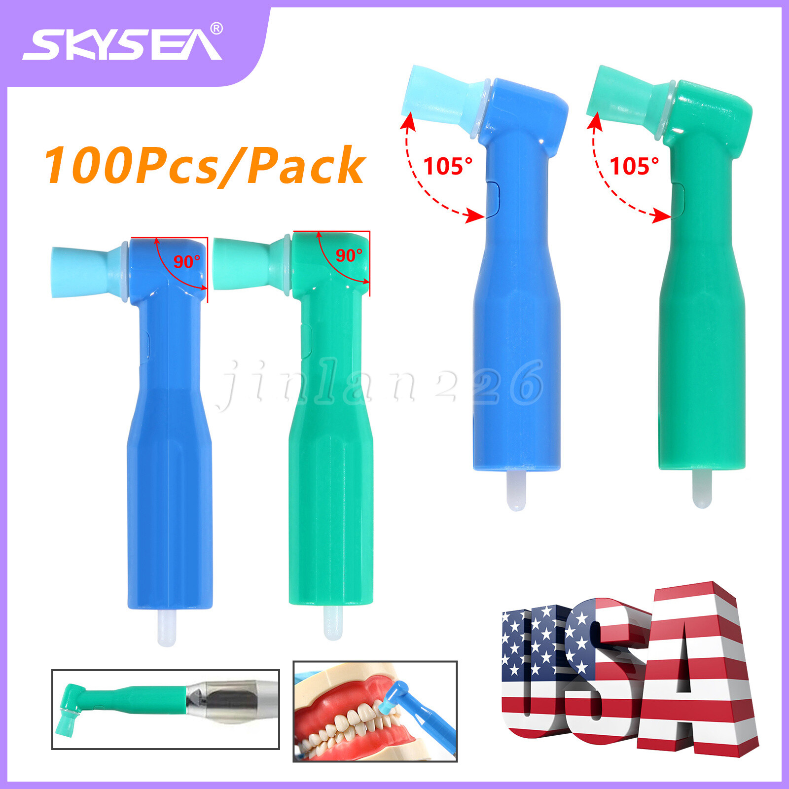10-100Pcs Dental Carbide Burs for High Speed Handpiece Round Cone Bur Diamond FG