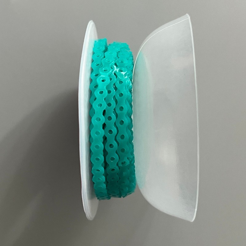 5 Rolls Dental Orthodontic Elastic Rubber Power Chain 5 Color Braces Bands