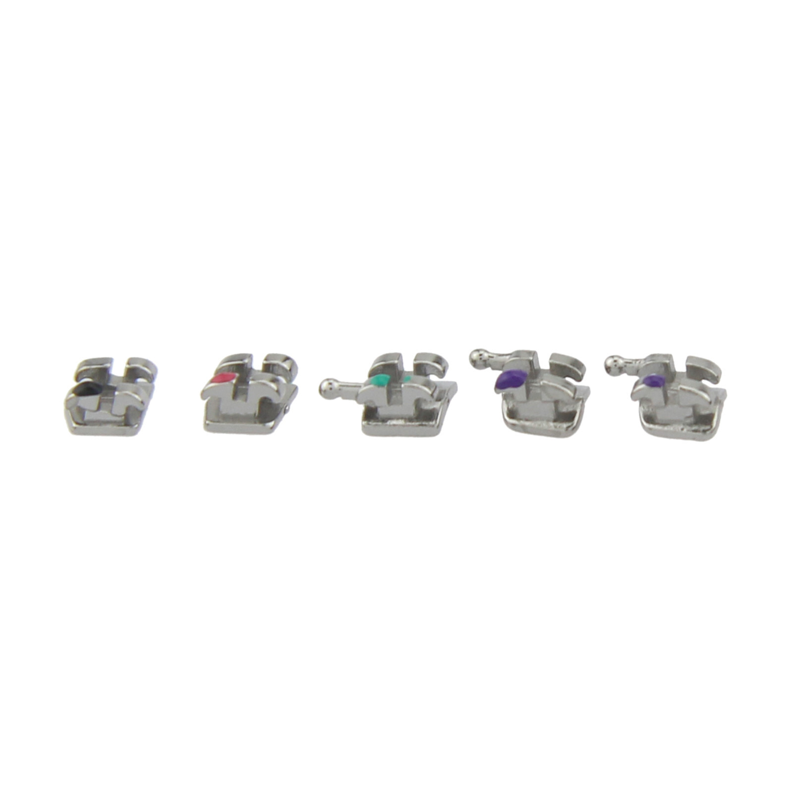 Dental Ortodoncia Braces Brackets Metal MIM Mini 022 018 Roth MBT 345 Hook 5-5
