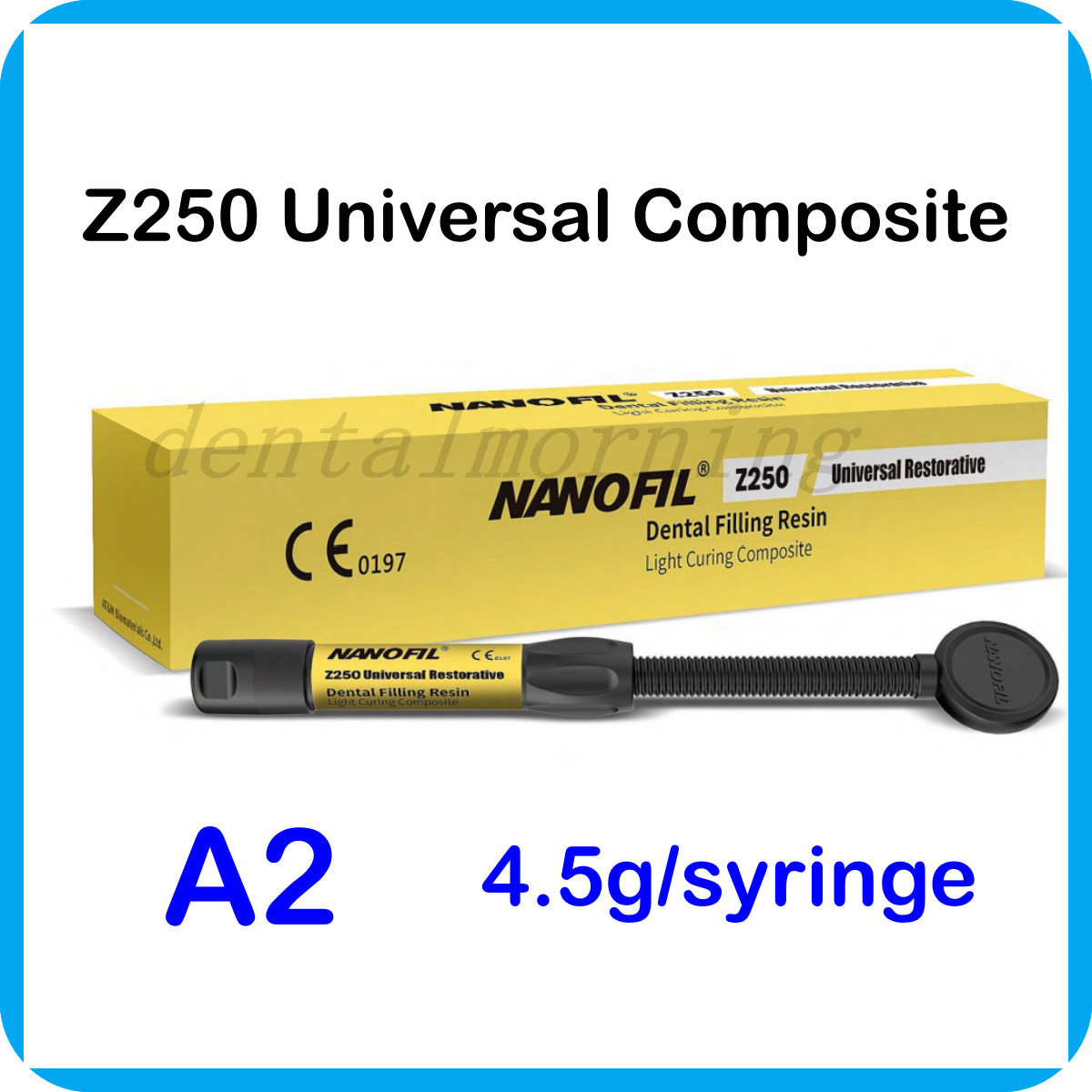 Dental Z250 Universal Restorative micro-filed composite resin A2 4.5g/syringe