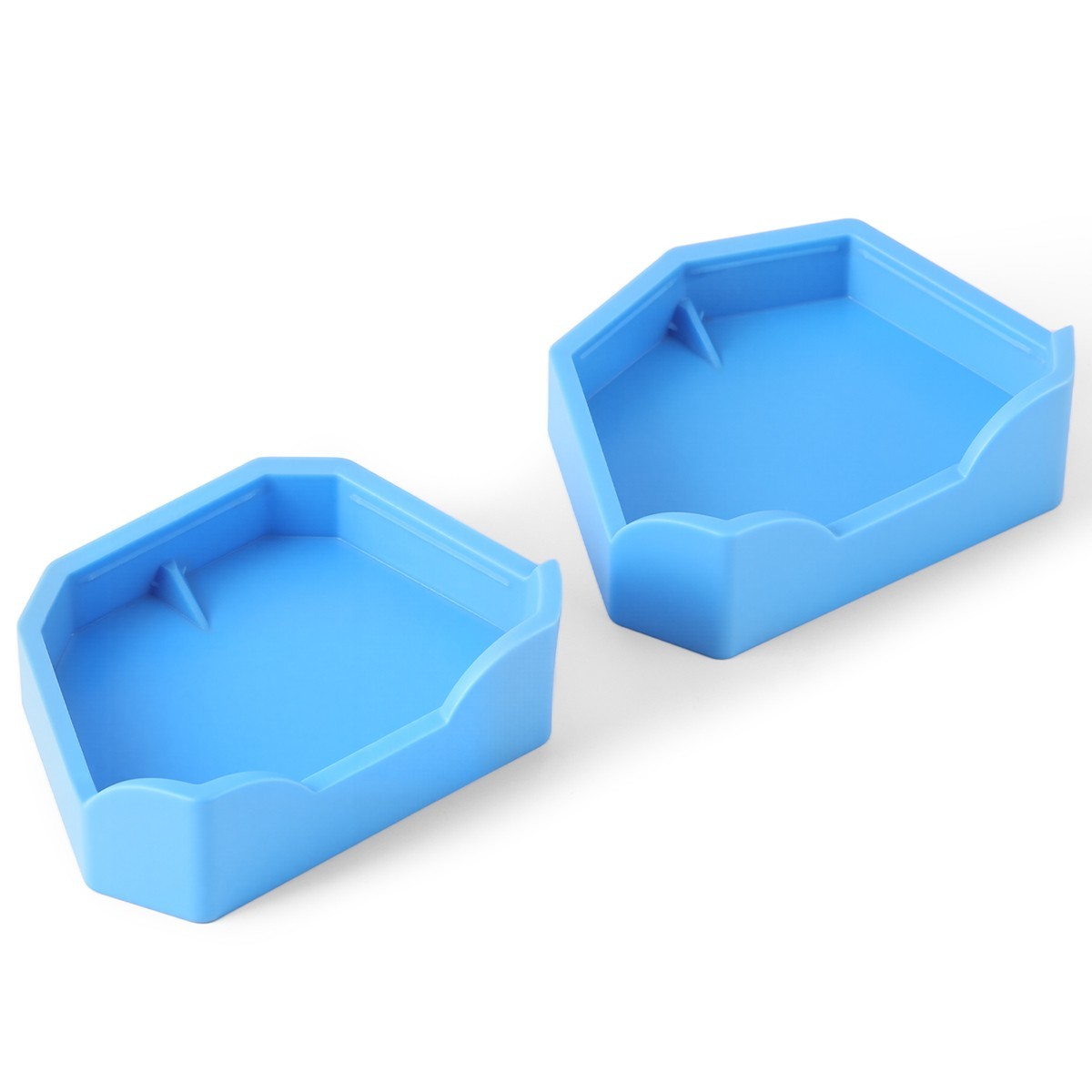 Dental Lab Model Base Former Molds for Stone Tray Loading S, M, L 6pcs/Kit