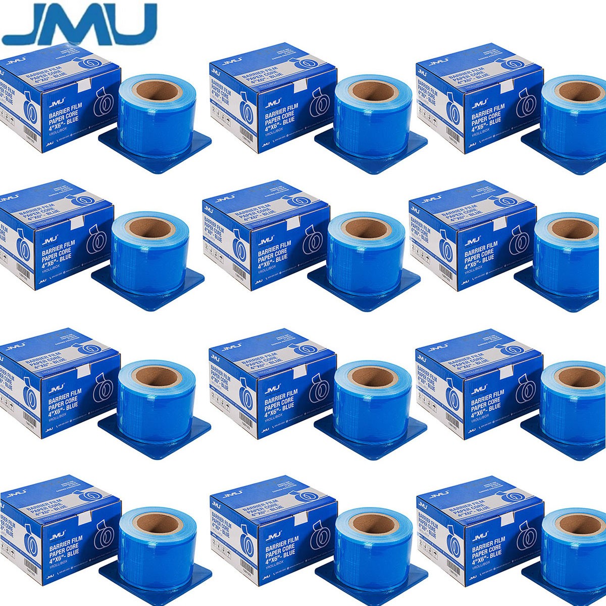 Lot Blue Barrier Film Tape For Dental Tattoo Medical Adhesive Roll 4 ” x 6 “