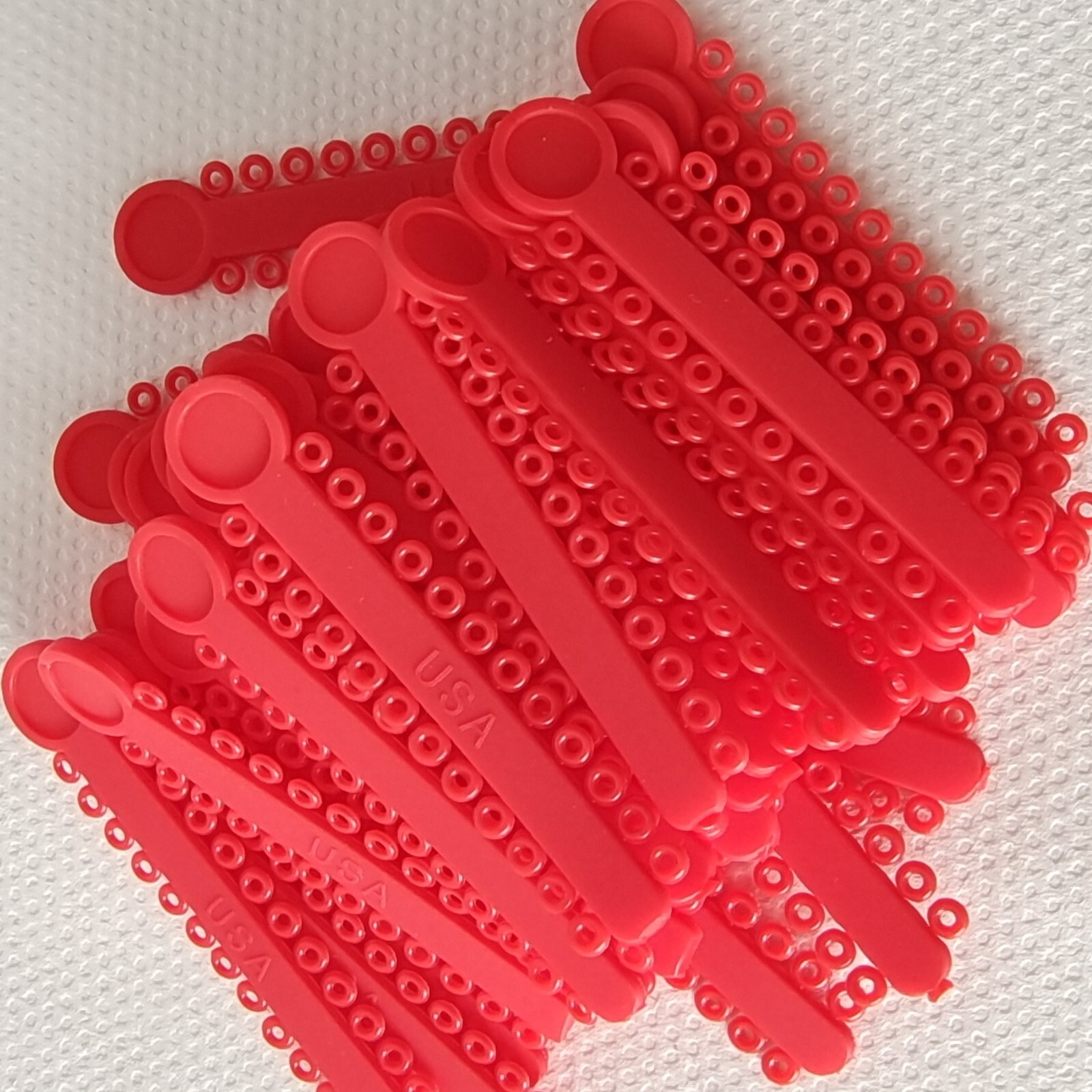 1 Bag Dental Orthodontic Ligature Ties Elastic Rubber Bands 35 Colors 1008 Pcs